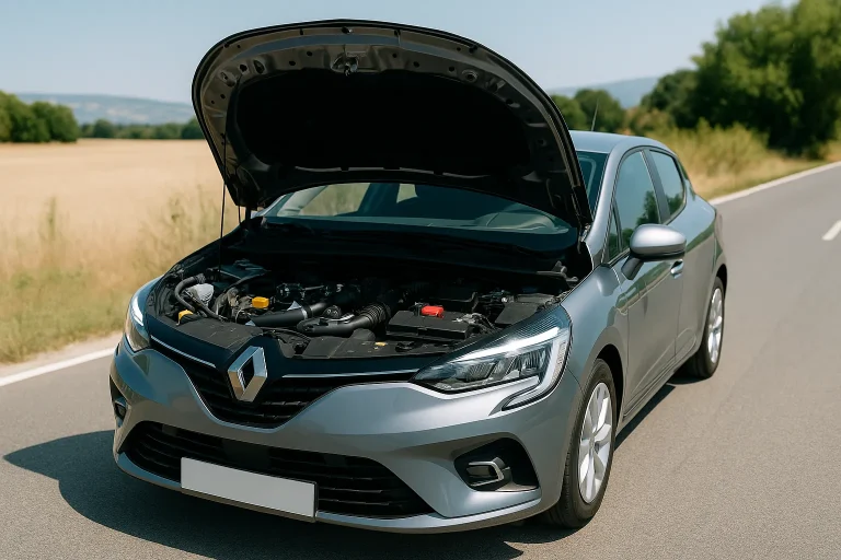 Texte alt : Moteur Renault K9K dCi réputé fiable sur Clio et Mégane.
