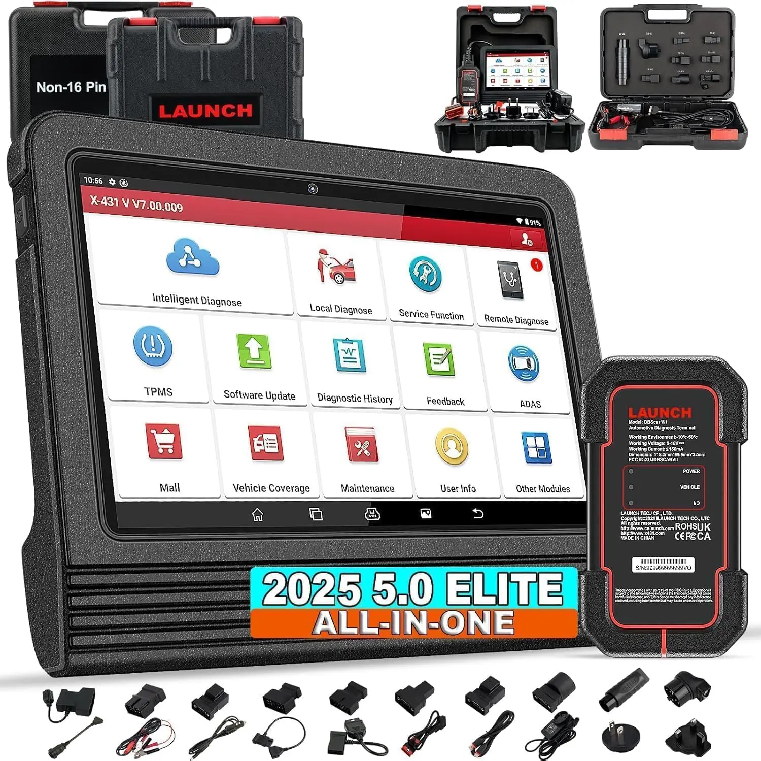 LAUNCH X431 V Pro – valise de diagnostic automobile professionnelle