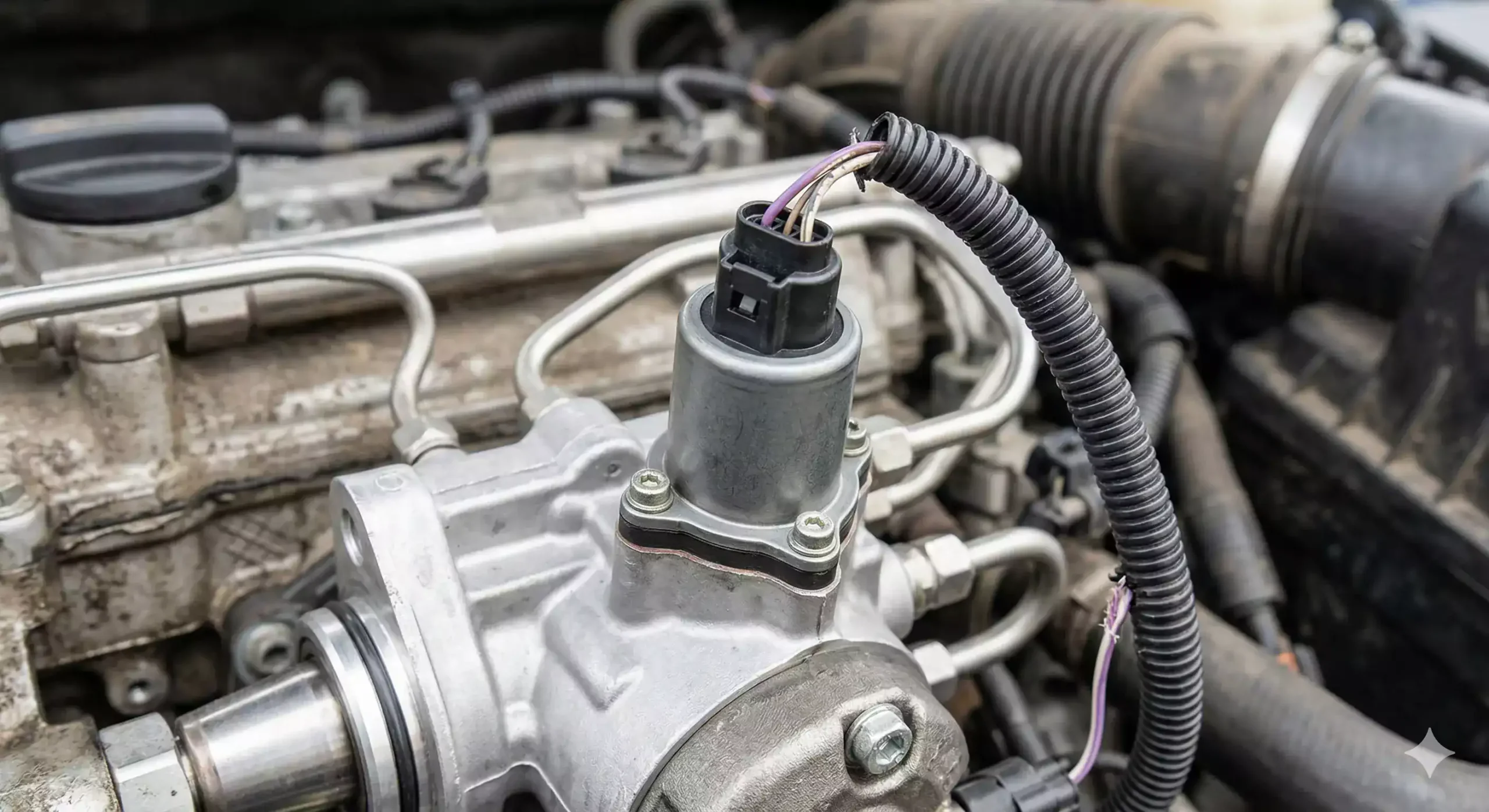 Régulateur de pression de carburant sur pompe haute pression