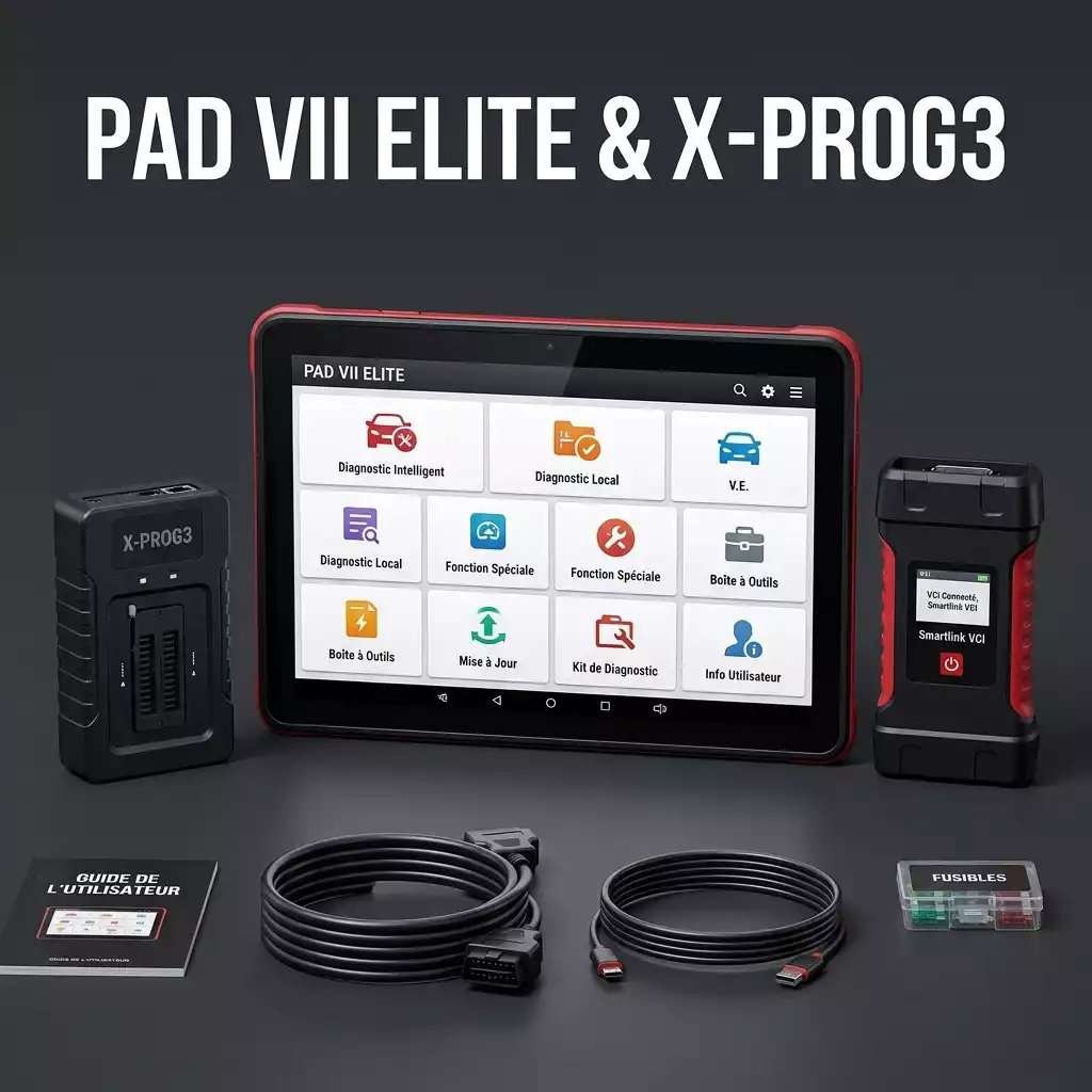 Launch X431 PAD VII Combo