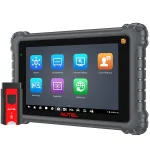 Autel MaxiCOM MK906 PRO2-TS de trois quarts avec interface VCI sans fil MaxiVCI V200
