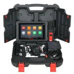 Mallette Autel MaxiCOM MK906 PRO2-TS ouverte avec tablette, VCI et accessoires