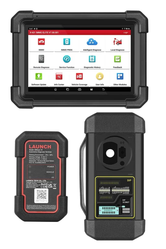 Launch X431 IMMO Elite - diagnostic et programmation de cles
