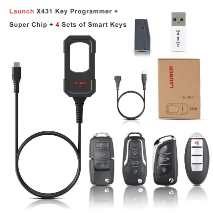 Launch X431 Key Programmer - kit programmation de cles avec super chip