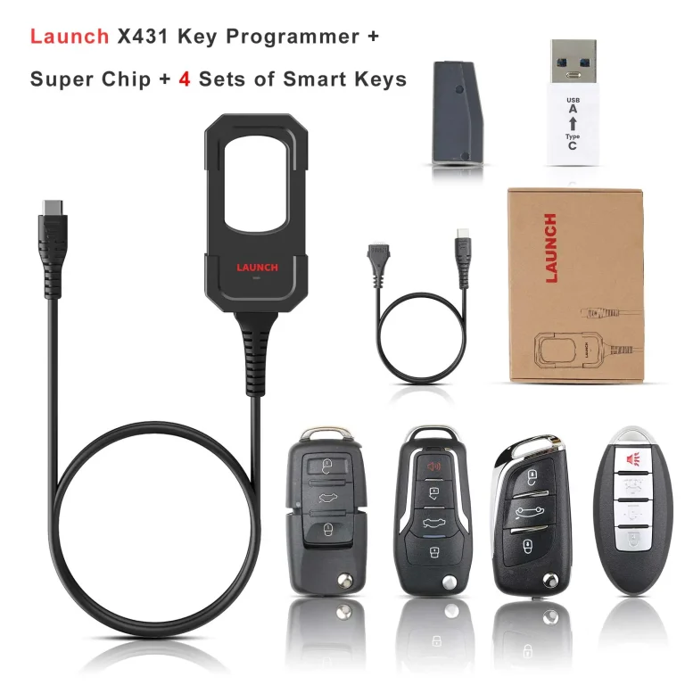 Launch X431 Key Programmer - kit programmation de cles avec super chip