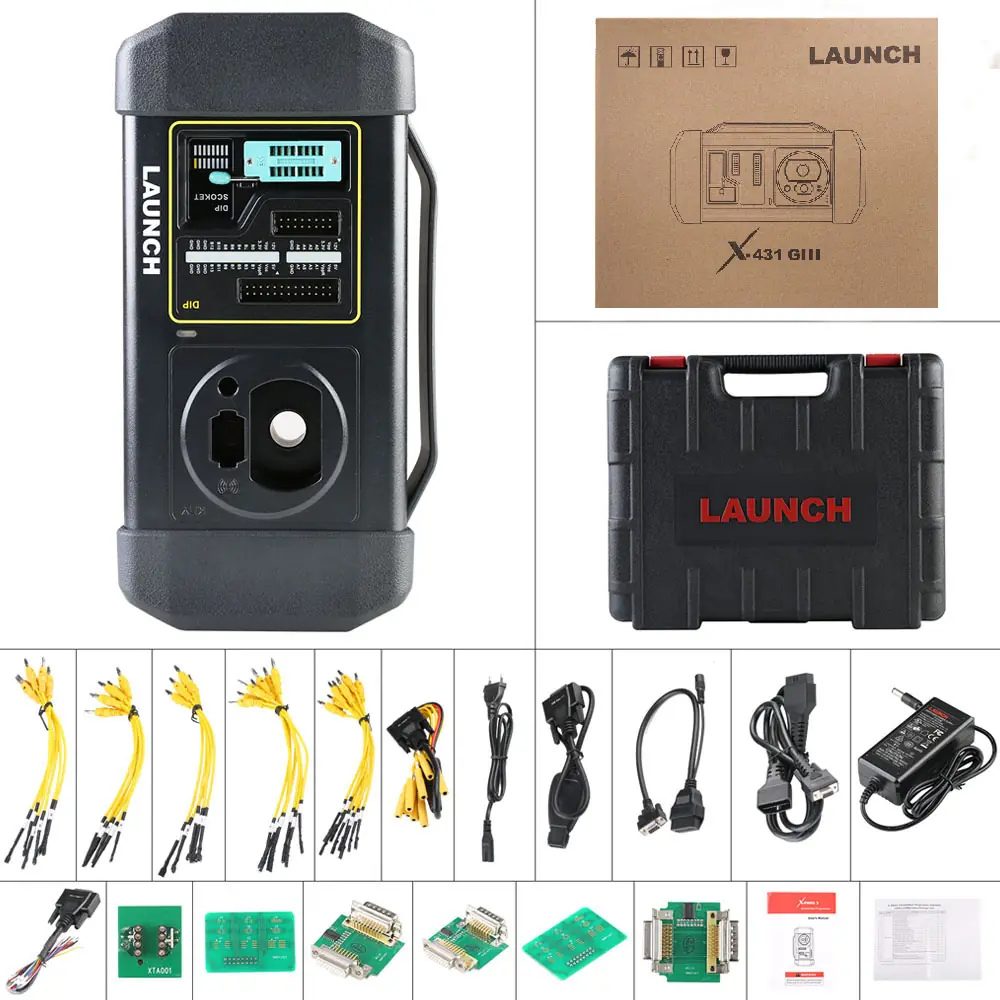 Launch X431 PAD VII + X-PROG 3 Launch X431 PAD VII et X-PROG 3 - station de diagnostic et programmation de cles