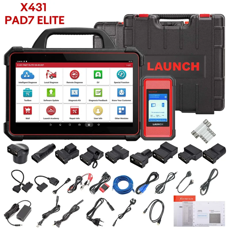 Launch X431 PAD VII et X-PROG 3 - station de diagnostic et programmation de cles