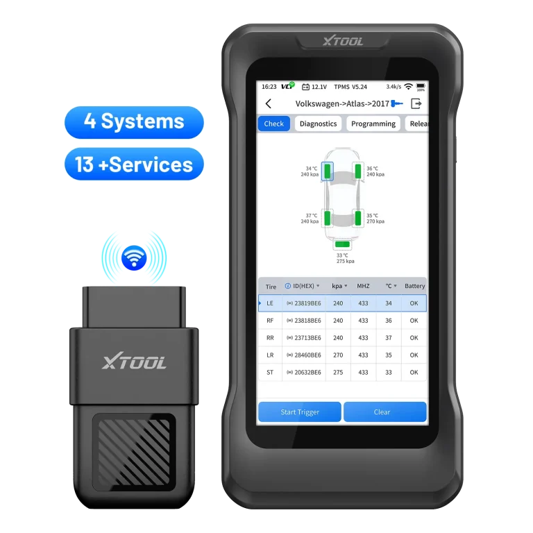 XTOOL TP380 - outil de diagnostic automobile XTOOL