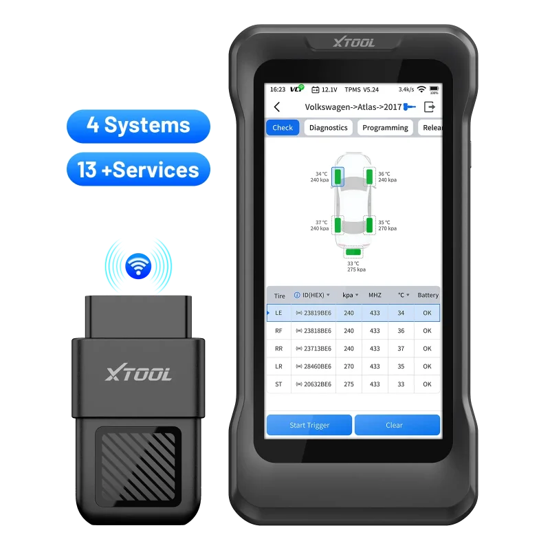 XTOOL TP380 - outil de diagnostic automobile XTOOL